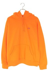 シュプリーム パーカー 24SS Small Box Hooded Sweatshirt サイズ:L スモールボックスロゴプルオーバーパーカー 中古 HJ12