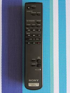 送料無料★SONY★ソニー★純正★カセットデッキ★ TC-RX1000T 用リモコン★RM-J510★中古★動作品★返金保証あり★