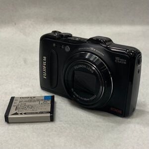 W234-S3 FUJIFILM フジフィルム FinePix F600EXR コンパクトデジタルカメラ コンデジ デジカメ ブラック バッテリー付き 1451627