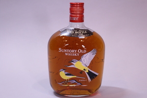 p-2535 未開栓古酒　SUNTORY サントリー　OLD　バードボトル　キセキレイ　ウイスキー　700ｍL