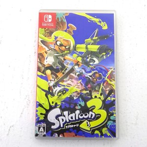 ★中古★Nintendo Switchソフト スプラトゥーン3 (スプラ/ニンテンドー/スイッチ/スイッチソフト)★【GM646】