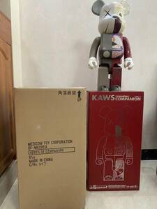 BE＠RBRICK ベアブリック KAWS COMPANION Dissected 1000% Brown