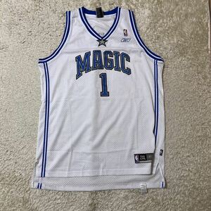 未使用2XLサイズ　NBA オーセンティック　ユニフォーム MAGICトレイシー・マグレディ　バスケ ゲームシャツ リーボックオーランドマジック