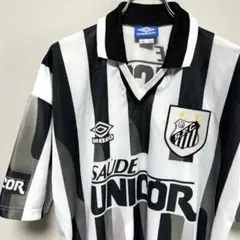 UMBRO アンブロ サントスFC Santosユニフォームゲームシャツ白黒G