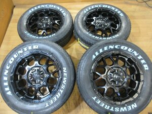 日産 キャラバン NITRO POWER M28 BULLET ホイール 新品 2023年 ホワイトレタータイヤ 4本 6H-139.7 16インチ 215/65R16C 109/107T 8PR LT