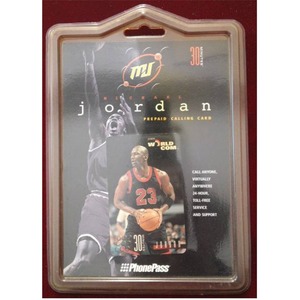 ◆未開封（未使用）／ Michael Jordan（マイケル・ジョーダン）米国用 Phone Pass（テレホンカード）