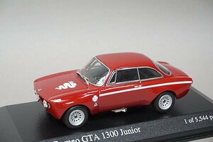 ミニチャンプス PMA 1/43 Alfa Romeo アルファロメオ GTA 1300 Junior 赤 400120600