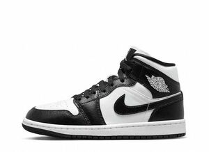 Nike WMNS Air Jordan 1 Mid "Black/White" 25.5cm DV0991-101