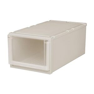 天馬 衣装ケース フィッツユニットケース 押入れ用 カプチーノ 幅39×奥行74×高さ30cm L3930 UNIT-L3930