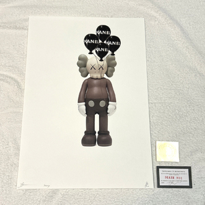 DEATH NYC KAWS カウズ COMPANION シャネル CHANEL Dismaland 世界限定100枚 ポップアート アートポスター 現代アート Banksy バンクシー