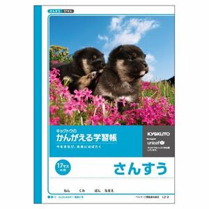 （まとめ買い）キョクトウ カンガエル学習帳さんすう17マス=付 L2-2 00021204 〔10冊セット〕