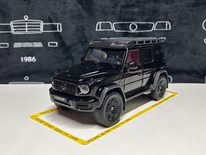 iScale 1/18 Mercedes Benz AMG G 63 4x4 W463　Obsidian black　メルセデス　ベンツ　ディーラー限定品