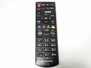 Panasonic 純正 リモコン HD-VC 裏蓋無し 未使用に近い パナソニック KX-VC1300J / KX-VC1600J / KX-VC2000J 用 送料140円　765