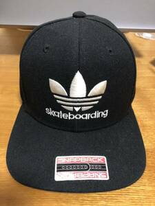 アディダス スケートボーディング キャップ スナップバック フリーサイズ adidas skateboardingブラック Cap