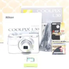 Nikon　COOLPIX　L30　コンパクトデジタルカメラ SILVER