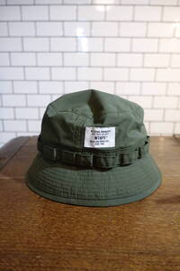 WTAPS リップストップ　ハット　サイズ03　232HCDT-HT10　美品　23AW JUNGLE 01/HAT/NYLON.RIPSTOP 