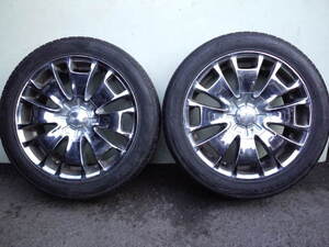 DeCORSA CHROMEクロームメッキ社外アルミ 20インチ 8.5J -0 6H139.7 265/45R20 TOYO PROXES STIIランクルプラドハイラックスサーフパジェロ