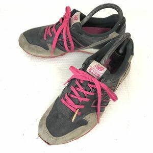 New Balance/ニューバランス★WR996AJE/スニーカー【24.5/グレー×ピンク/gray×pink】ウォーキング/sneakers/Shoes/trainers◆G-86