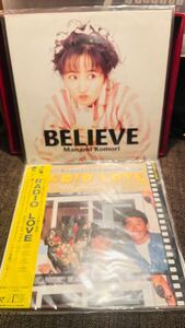 2 LD 小森まなみ:BELIEVE(盤面:ジャケ/VG+:VG+) RADIO LOVE mamiのRADICALコミュニケーション(盤面:ジャケ/ＮＭ:ＮＭ) 希少 まとめセット