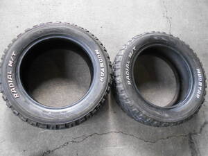 M178 165/65R14 165/65-14 165-65-14 中古2本 MUDSTAR ナンカン