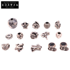 1円 TROLLBEADS トロールビーズ ビッグワールド ダイス 925S シルバー 15点 チャーム