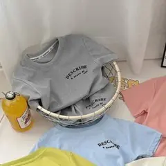 【最終値下げ】セットアップ Tシャツ パンツ 子供服 グレー プリント  120