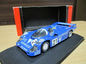 カルツォ　　 1/43　　 「 ポルシェ 956 ロングテール 」　 #21　　 KENWOODカラー 1983ｙ ル・マン ・送料 500円 （レターパック発送）