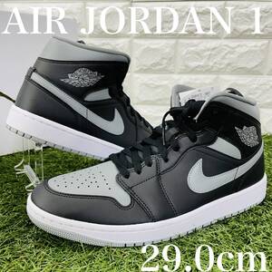 即決 ナイキ ウィメンズ エアジョーダン 1 NIKE AIR JORDAN 1 AJ1 ブラック ホワイト グレー 29.0cm 送料込み BQ6472-007