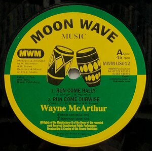 WAYNE McARTHUR / Run Come Rally 12inch Vinyl record (アナログ盤・レコード)