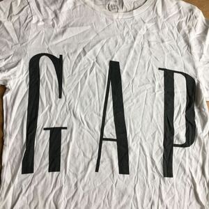 GAP ビッグロゴ ホワイト シンプル Tシャツ 半袖 半袖Tシャツ ギャップ ロゴTシャツ