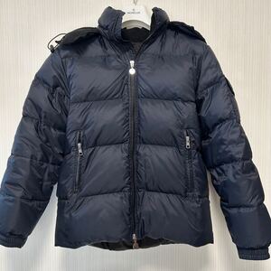 希少00サイズ　モンクレール MONCLER 最高級　ダウンジャケット　BAZILLE バジーレ　MAYA マヤ フード脱着可 ネイビー　アニメタグ　