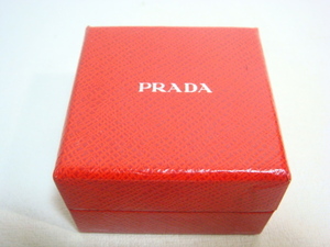 美品 プラダ PRADA 小物用 箱 レッドカラー