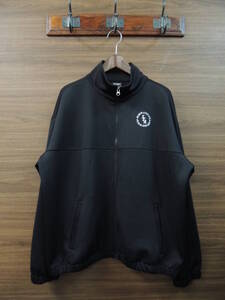 ★美品 XL ウィンダンシー WIND AND SEA × FCMM コラボ Round Wide Zip Up オーバーサイズ ジャージ ジップアップ トラック ジャケット 黒