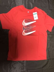 NIKEナイキ　Tシャツ　NSW 12MO スウッシュ FS S/S レッド　XL