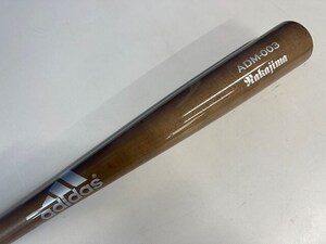 中島裕之 実使用 トレーニング用バット アディダス　85cm/925g NPBマーク無し 練習用バット