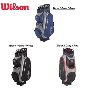 ★新品★送料無料★ ウィルソン Wilson XTRA カートバッグ Black / Grey / White