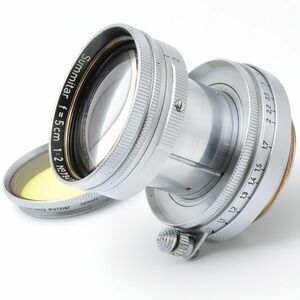 Leica Summitar 5cm F2 ライカ ズミタール キャップ フィルター Lマウント L39 Leitz Wetzlar ライツ ヴェッツラー ドイツ製 5/2 20 50