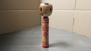 伝統こけし 谷地 奥山広之 アンティーク 古道具 日本人形 高さ約24cm 146 真作 KOKESHI DOLL