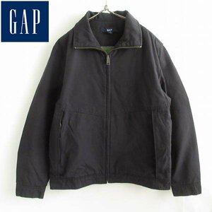 OLD GAP オールド ギャップ ナイロン×コットン ショート ジャケット M 短丈 黒or黒に近い濃紺系 ビンテージ D149-18-0103ZV