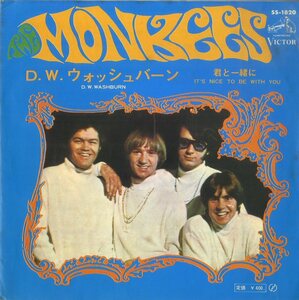 C00126678/EP/モンキーズ「D.W.ウォッシュバーン/君と一緒に(1968年・SS-1820・サイケデリックロック)」