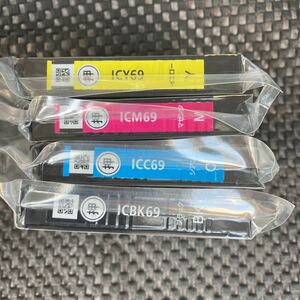 新品未開封●EPSON/エプソン 純正インクカートリッジ ICBK69/ICM69/ ICC69/ ICY69