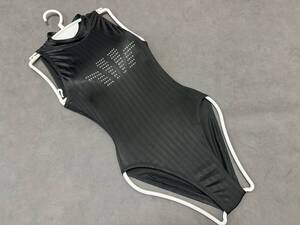 ★speedo 旧ミズノ製 女子競泳水着 サイズL S2000 アクアブレード 縦線 マーキュライン バックジップ 水球 ポロ スピード コスプレ 撮影に