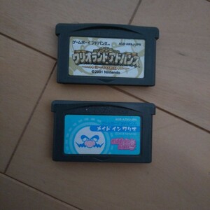 GBA　メイドインワリオ、ワリオランドアドバンス　　ソフトのみ