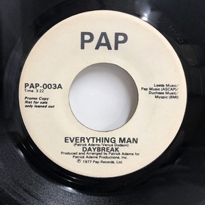 DAYBREAK / EVERYTHING MAN / I NEED LOVE (PAP003)