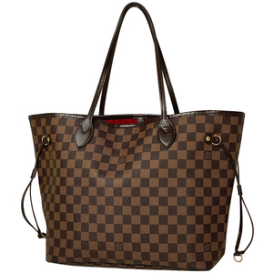 ルイ・ヴィトン Louis Vuitton ネヴァーフル MM ショルダーバッグ ショッピング トートバッグ ダミエ ブラウン N51105 レディース 【中古】