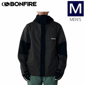 ● BONFIRE BUFFER JACKET CHARCOAL Mサイズ ボンファイヤ スノボウェア スノーボード ジャケット メンズ 23-24 日本正規品