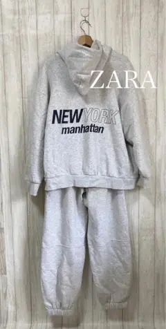 ZARA ザラ パーカー セットアップ ニューヨーク マンハッタン フーディ