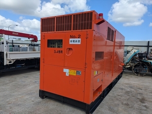 北越工業 発電機 AIRMAN SDG500S 406/380KVA 397h 実可動時間！