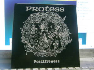 PROTESS プロテス / Positiveness 7“ ステッカー付 Genocide Knuckle Head Barricade CTR 