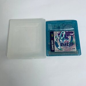 1円出品 GB ゲームボーイカラー専用 ポケットモンスター クリスタルバージョン ソフトのみ 起動確認済